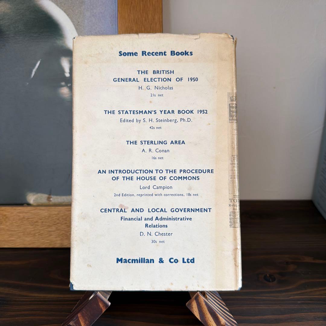 1952年 英国総選挙研究書 Butler 洋書 英国政治史
