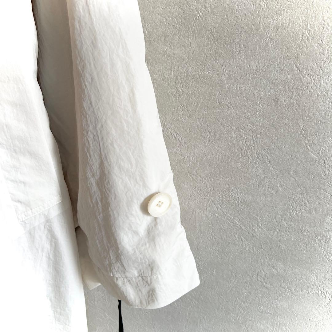 ［新品未使用］ESTNATION column ロングトレンチコート アイボリー