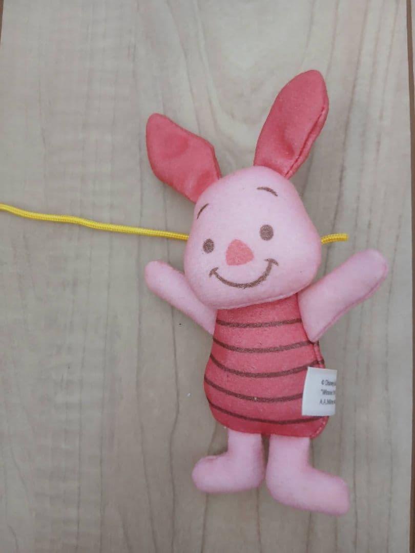 美品 プーさん ベビージム メリー付き
