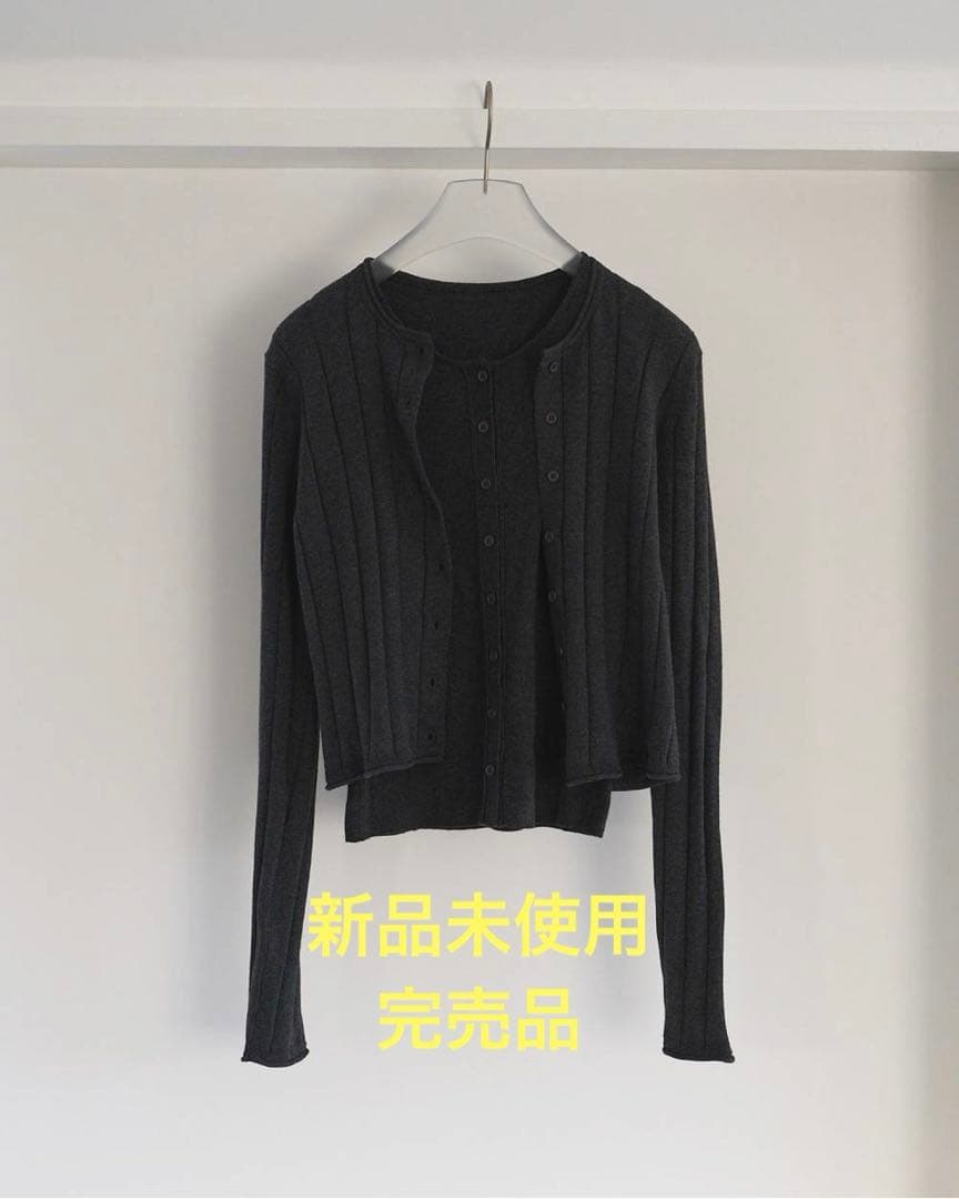 新品未使用 anuke Cotton Layered Cardigan