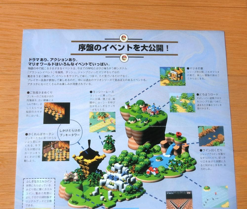 【激レア】『スーパーマリオRPG（SFC）』（ゲームチラシ）