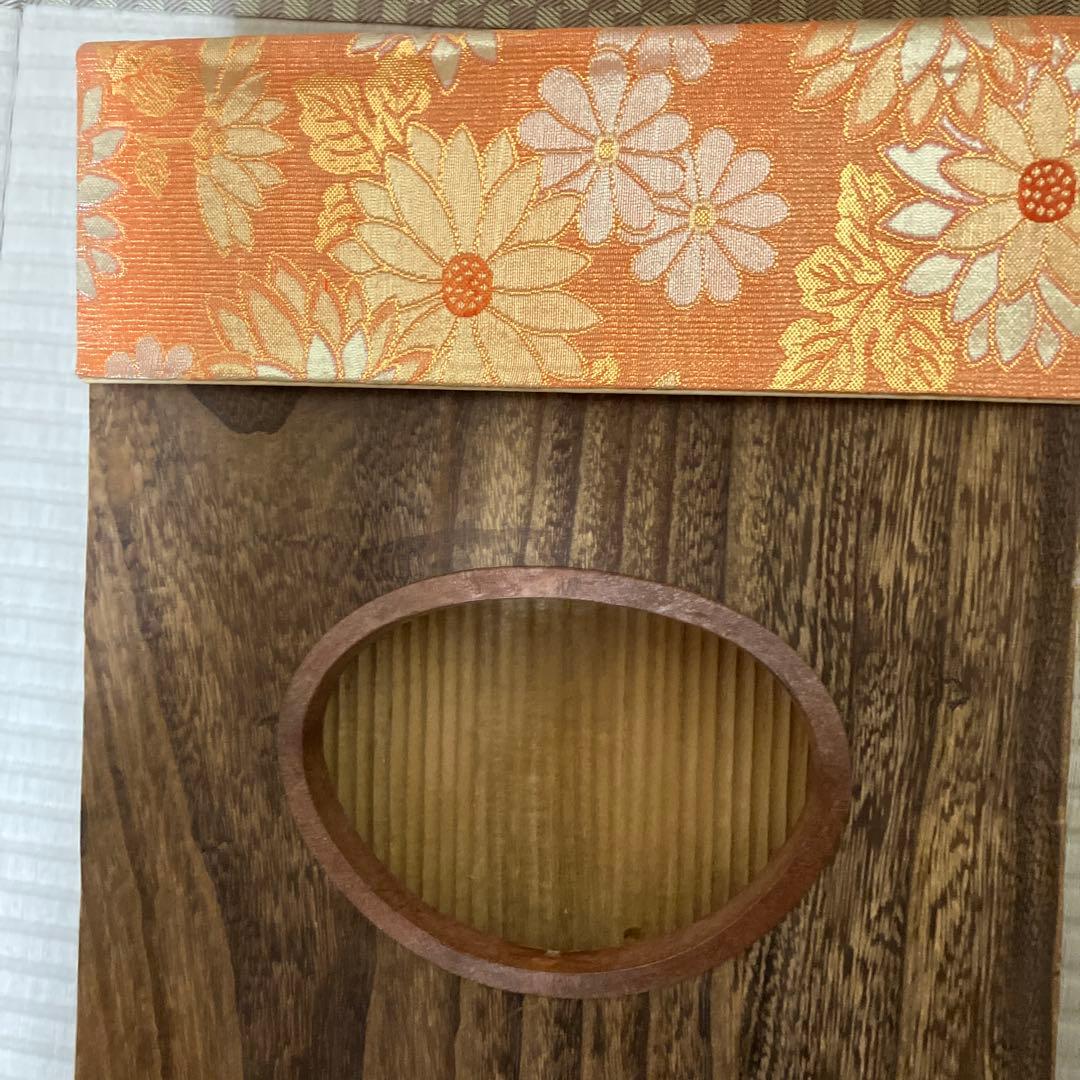 13弦 木製箏　布製カバー付き 琴 和楽器 筝 伝統的な和柄装飾