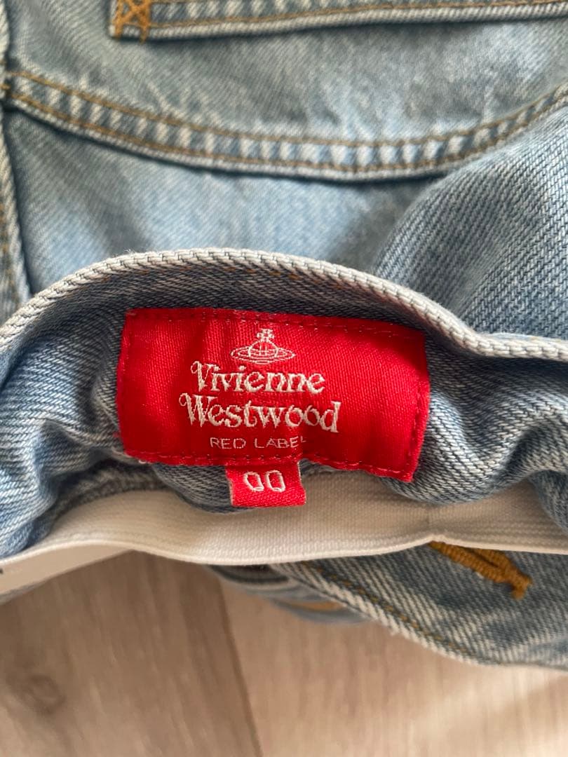 Vivienne Westwood レッドレーベル デニム サスペンダー付
