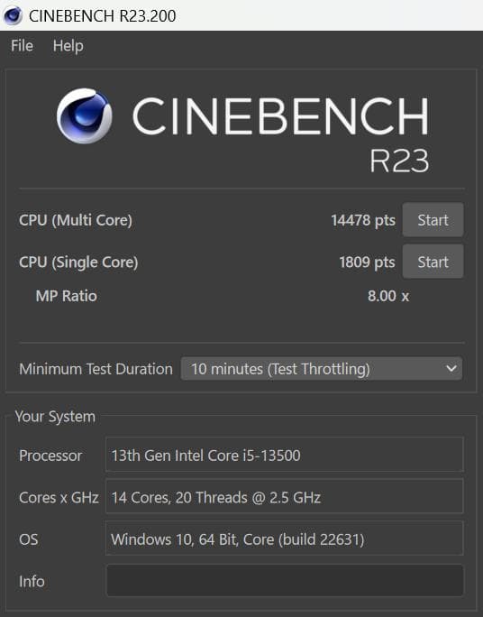 CPU Intel Core i5-13500 Box