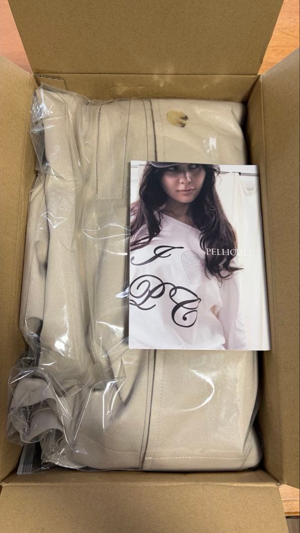 ペリキュール stand collar trench coat