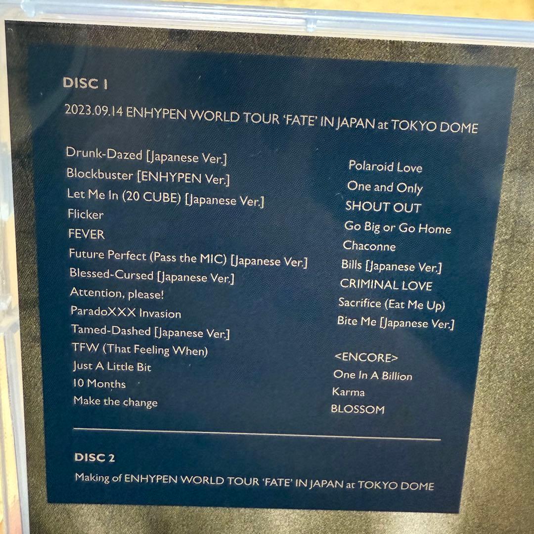 K-POP・アジア ENHYPEN WORLD TOUR \"FATE\" IN JAPAN DVD