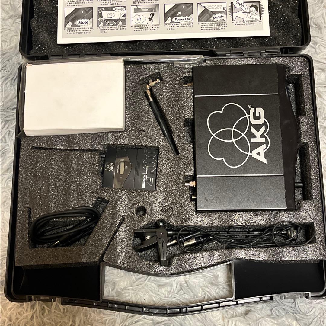 稼働 AKG C519ML & PT 400 ワイヤレスマイク セット 管楽器用
