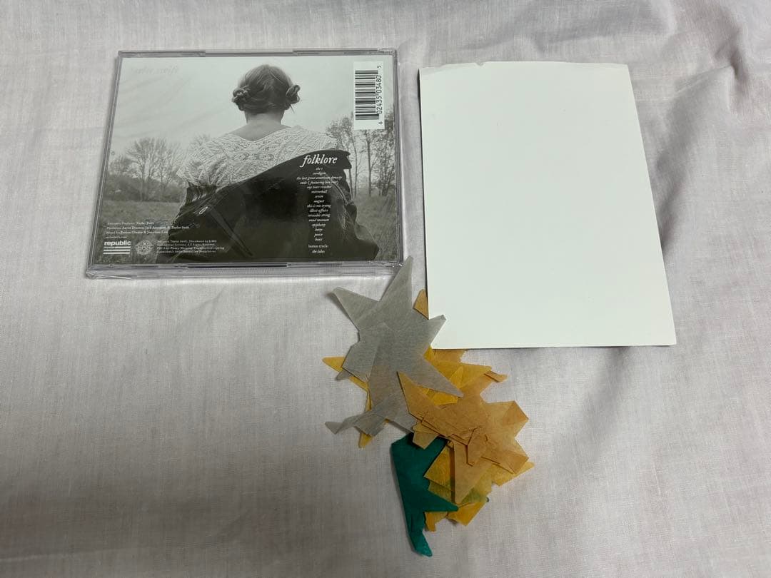 Taylor Swift folklore CD サイン付き　未開封