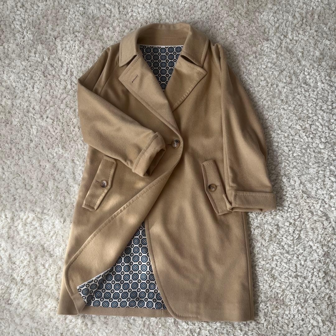 極美品！ARTISAN ベージュ ロングコート1~２度着用 カシミヤ100%