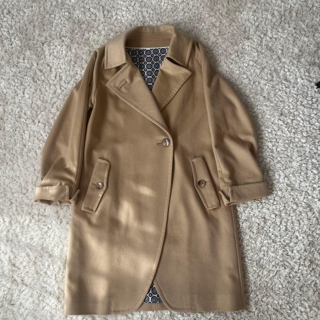 極美品！ARTISAN ベージュ ロングコート1~２度着用 カシミヤ100%
