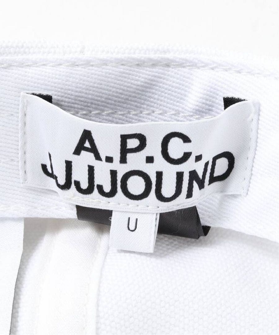 【新品】A.P.C. JJJJound CASQUETTE BLANC キャップ