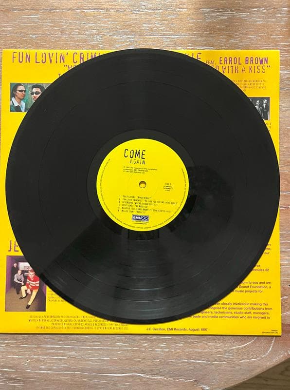 COME AGAIN オムニバス　2LP EMI100周年 LP レコード