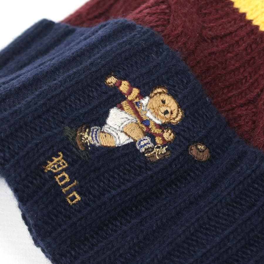 ポロラルフローレン ラグビーベア ニットキャップ