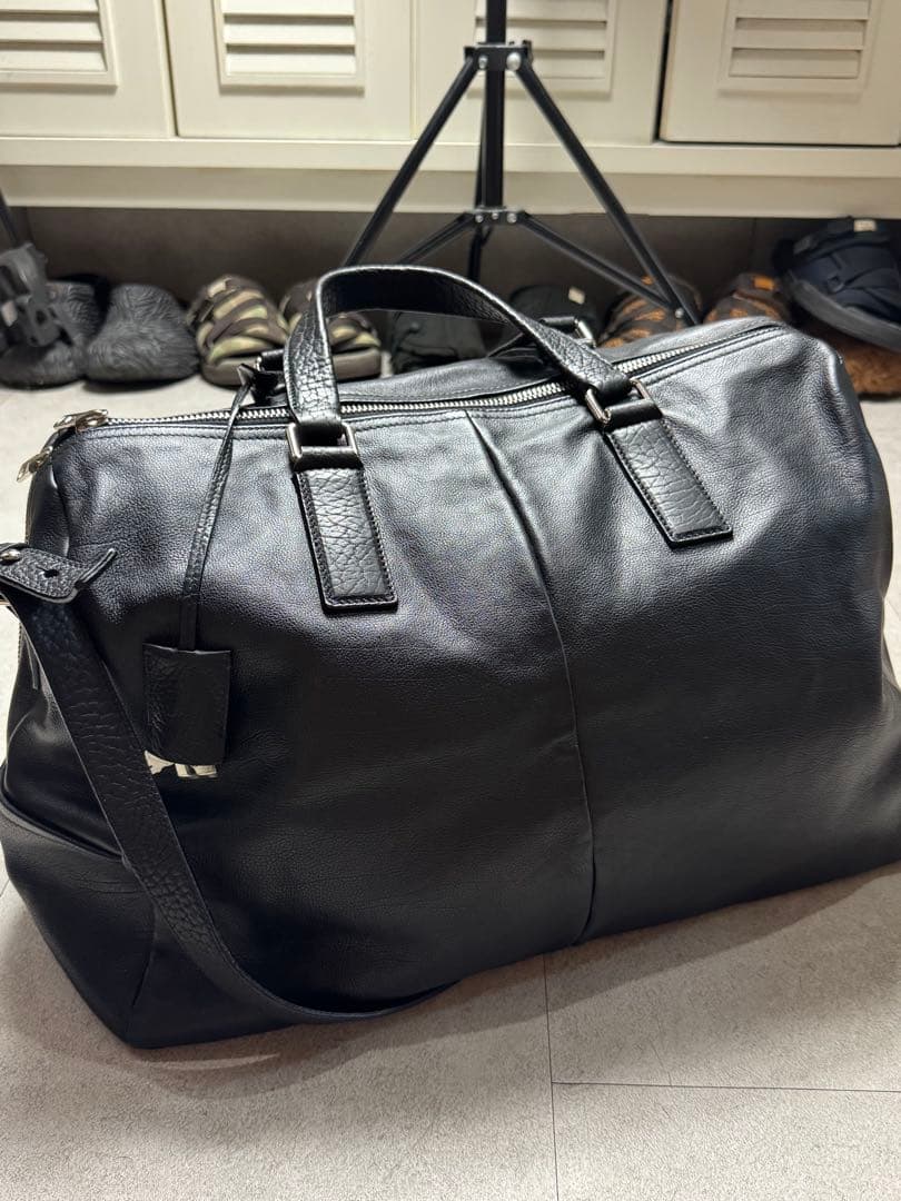 バッグ YSL Weekend Leather Duffle Bag