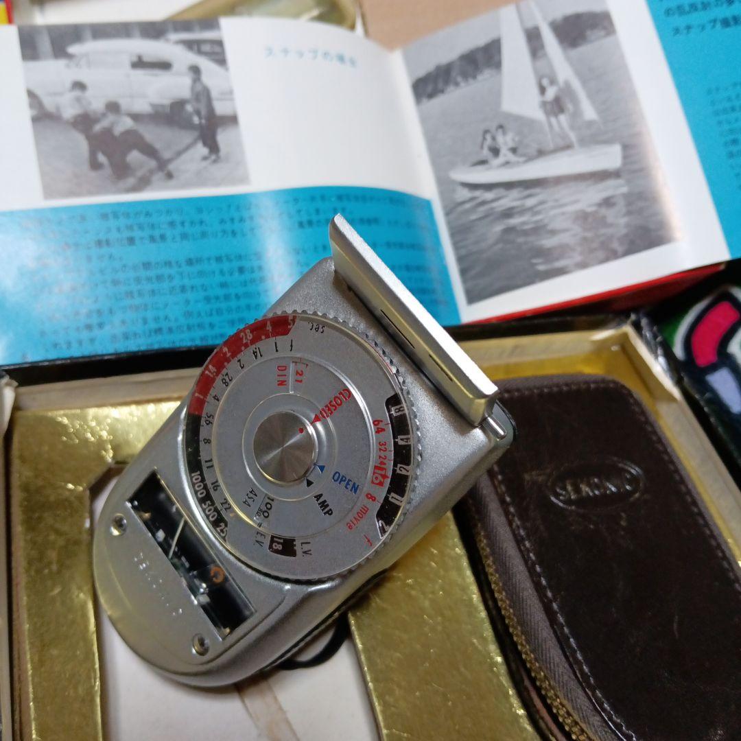 １９６０〜１９６１年頃レトロカメラ用セコニックオートリーダー露出計当時物セット品