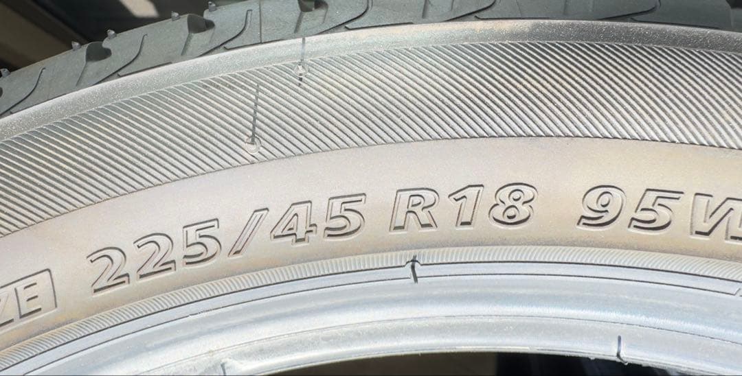 BRIDGESTONE 25年製 225/45 R18サマー 夏 タイヤ 4本