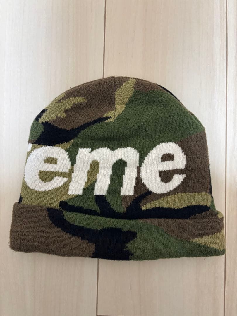 【美品！】Supreme ビーニー ニット帽 迷彩