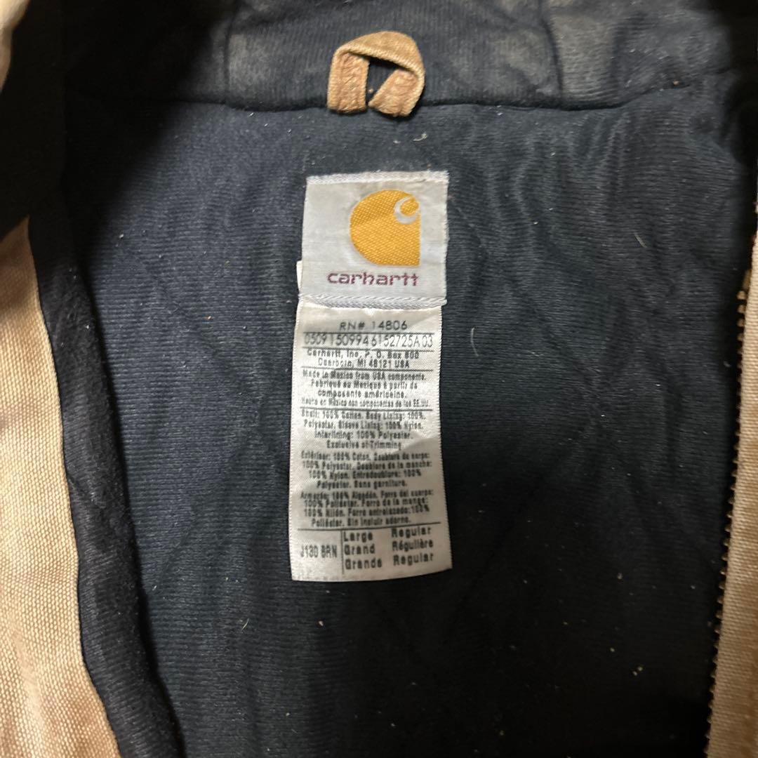 carhartt アクティブジャケット　鬼フェード