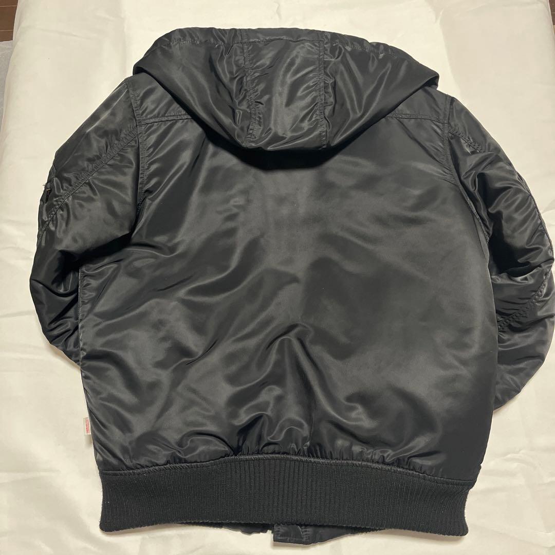 アルファ　フーデッド　ジャケット　L　ブラック