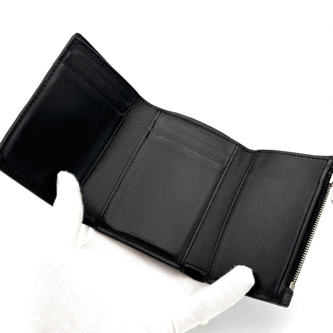 ⭐️箱付美品⭐️セリーヌ 三つ折り財布 トリオンフ コンパクト ストラップウォレット