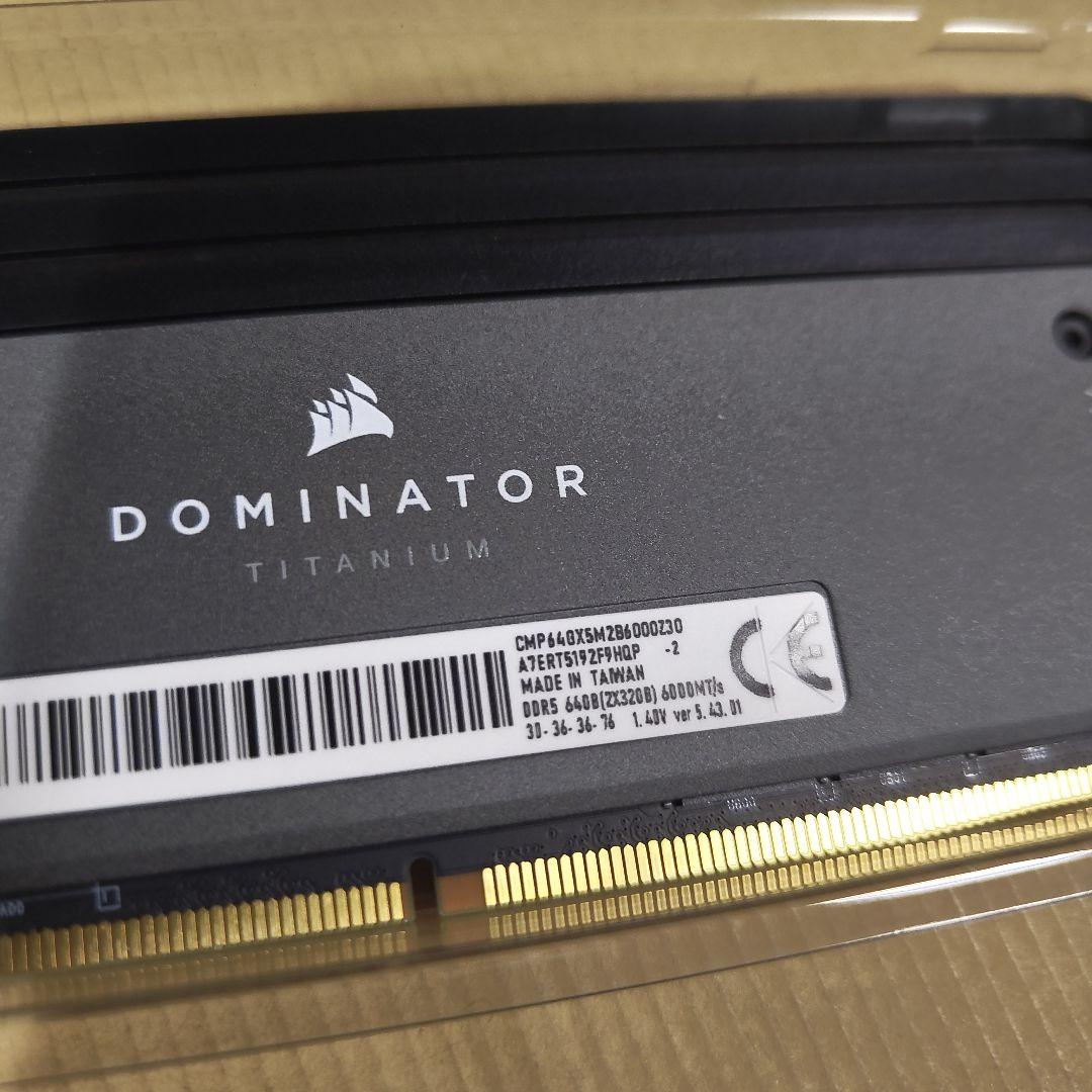 メモリー DDR5 64GB(32GBx2) 6000MT/s