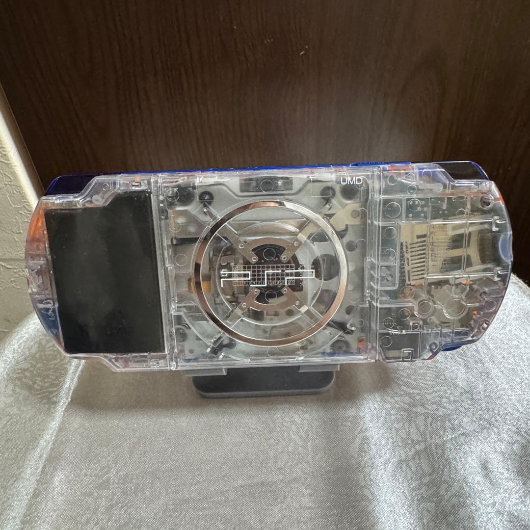 PSP 3000 【美品・カスタム】クリアオレンジブルー