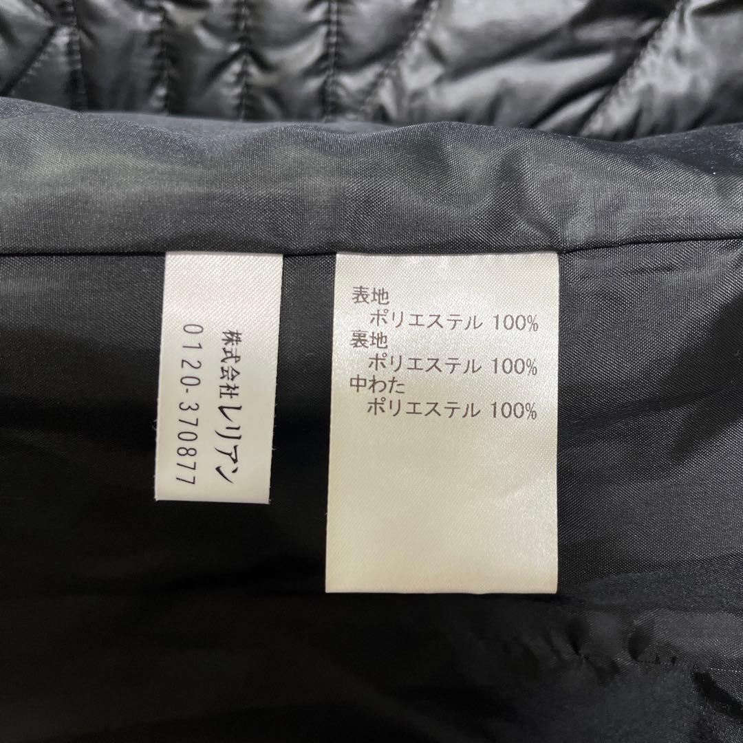 Leilian レリアン ホワイトレーベル　フーデッドキルティングコート