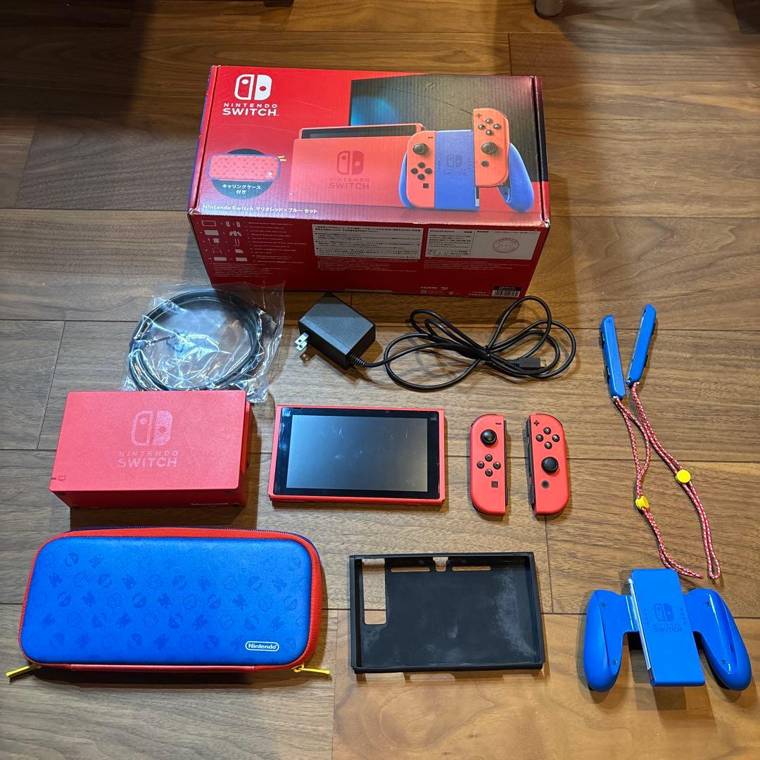 限定品　美品　Nintendo Switch マリオレッド×ブルー　セット