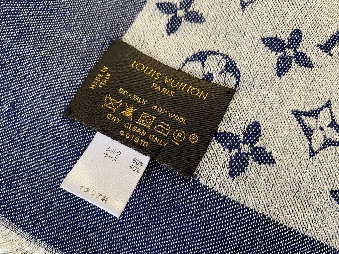 Louis Vuitton ショール・モノグラム デニム　401910