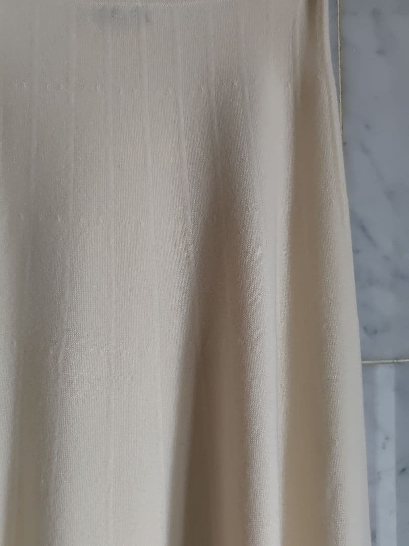 Drawer新品未使用カシミア　ウールスカラップフレアスカート
