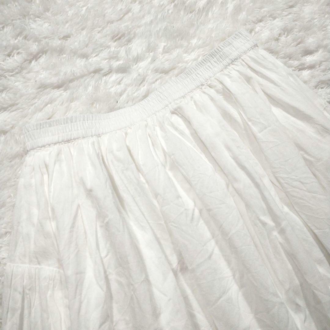 完売✨美品　マリハ　MARIHA　シンデレラのスカート　白　ロング　フレア　38