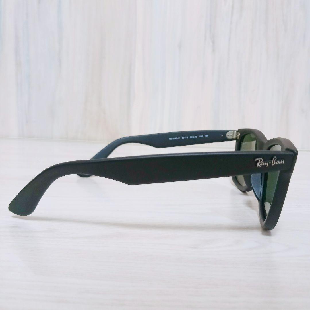 【美品】Ray-Ban　RB2140-F 901-S WAYFARER ブラック