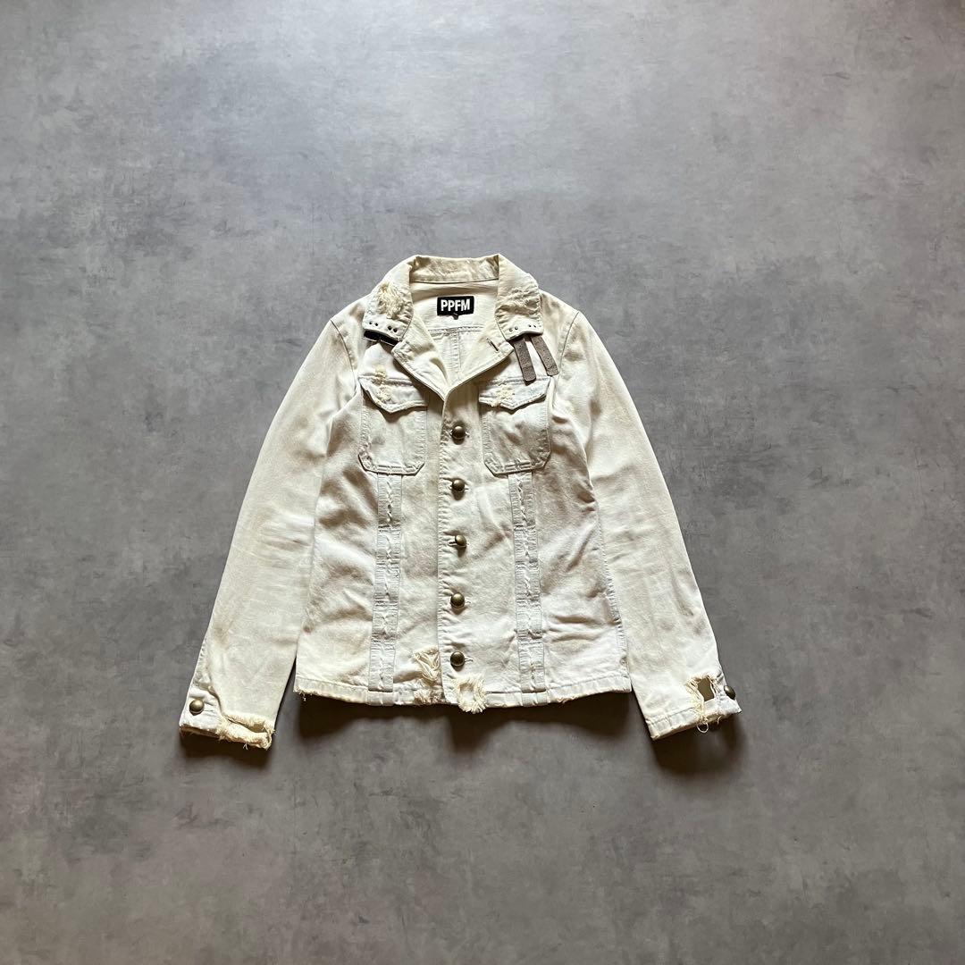 ジャケット・アウター 00s y2k archive ppfm grunge punk jacket