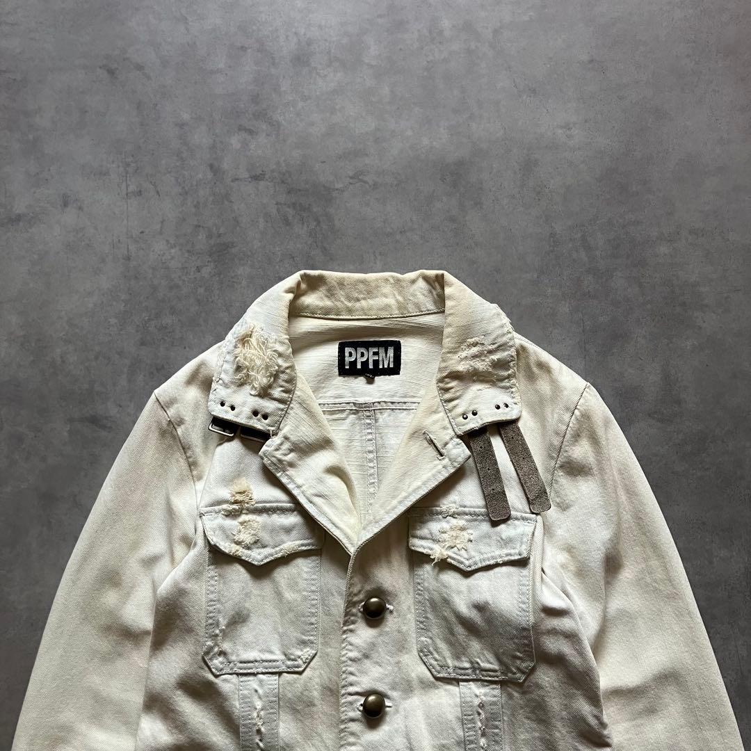 ジャケット・アウター 00s y2k archive ppfm grunge punk jacket