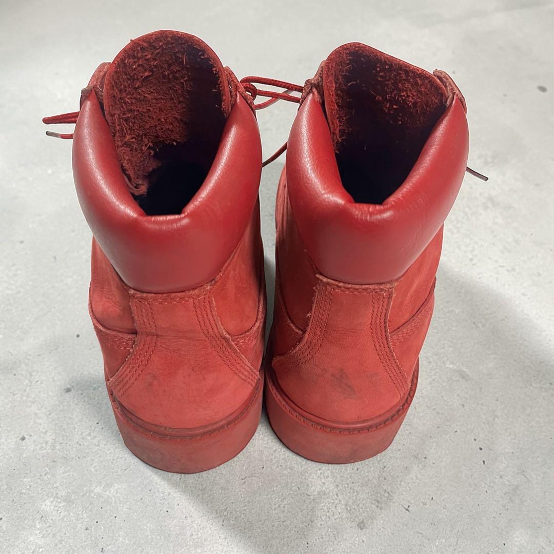 【4/4まで】 Timberland ティンバーランド プレミアムブーツ 赤