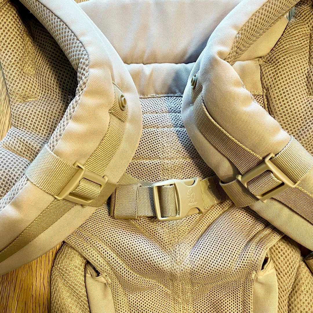 【美品】ergobaby エルゴベビー オムニ360 抱っこ紐 パールグレー