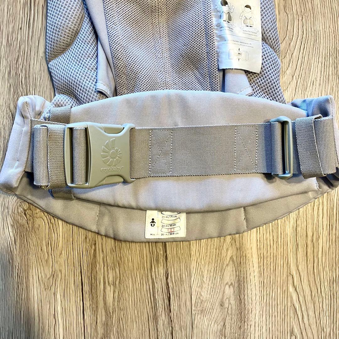 【美品】ergobaby エルゴベビー オムニ360 抱っこ紐 パールグレー