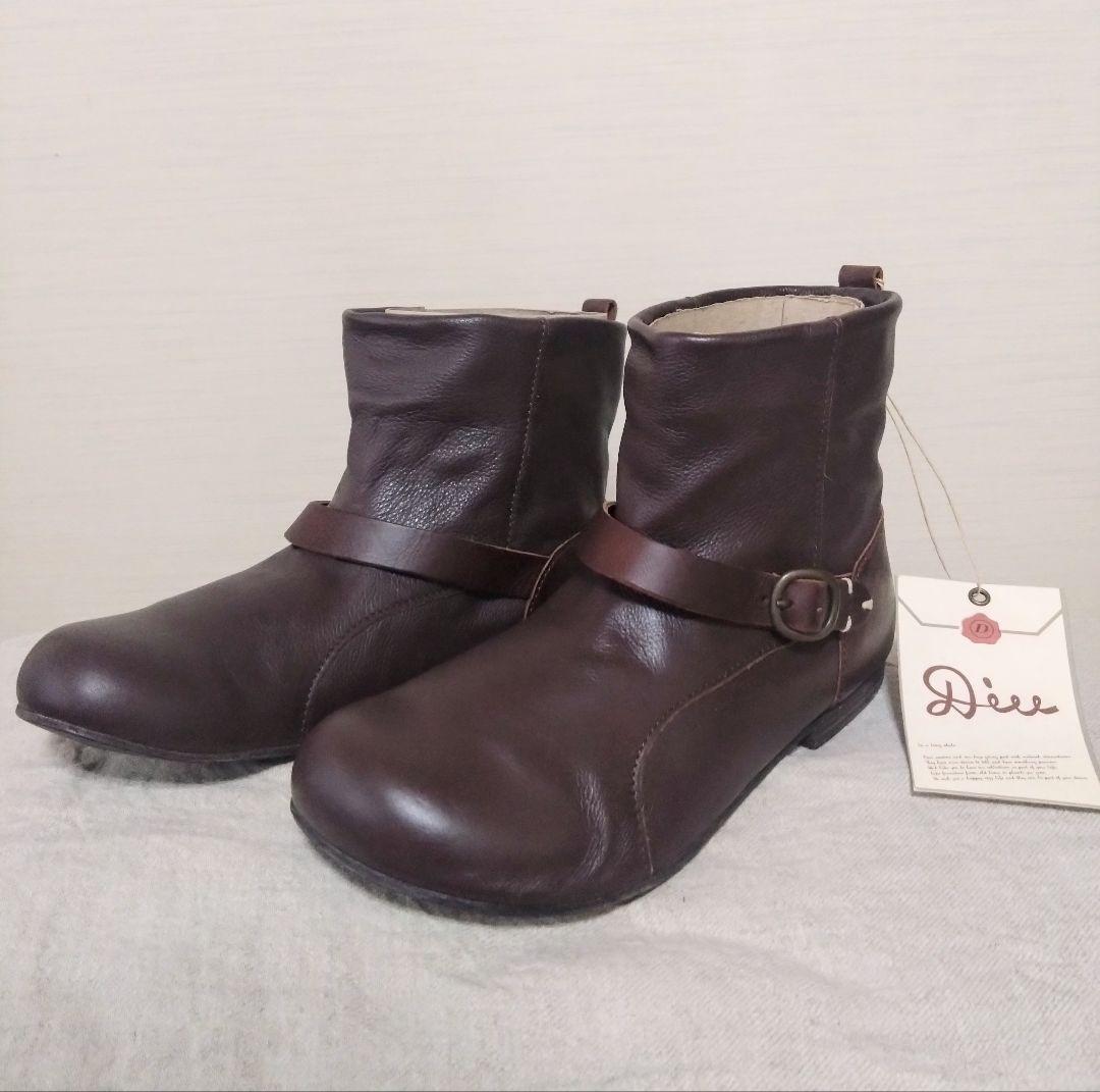 じゅるる Diu ディウ■レザーショートブーツ