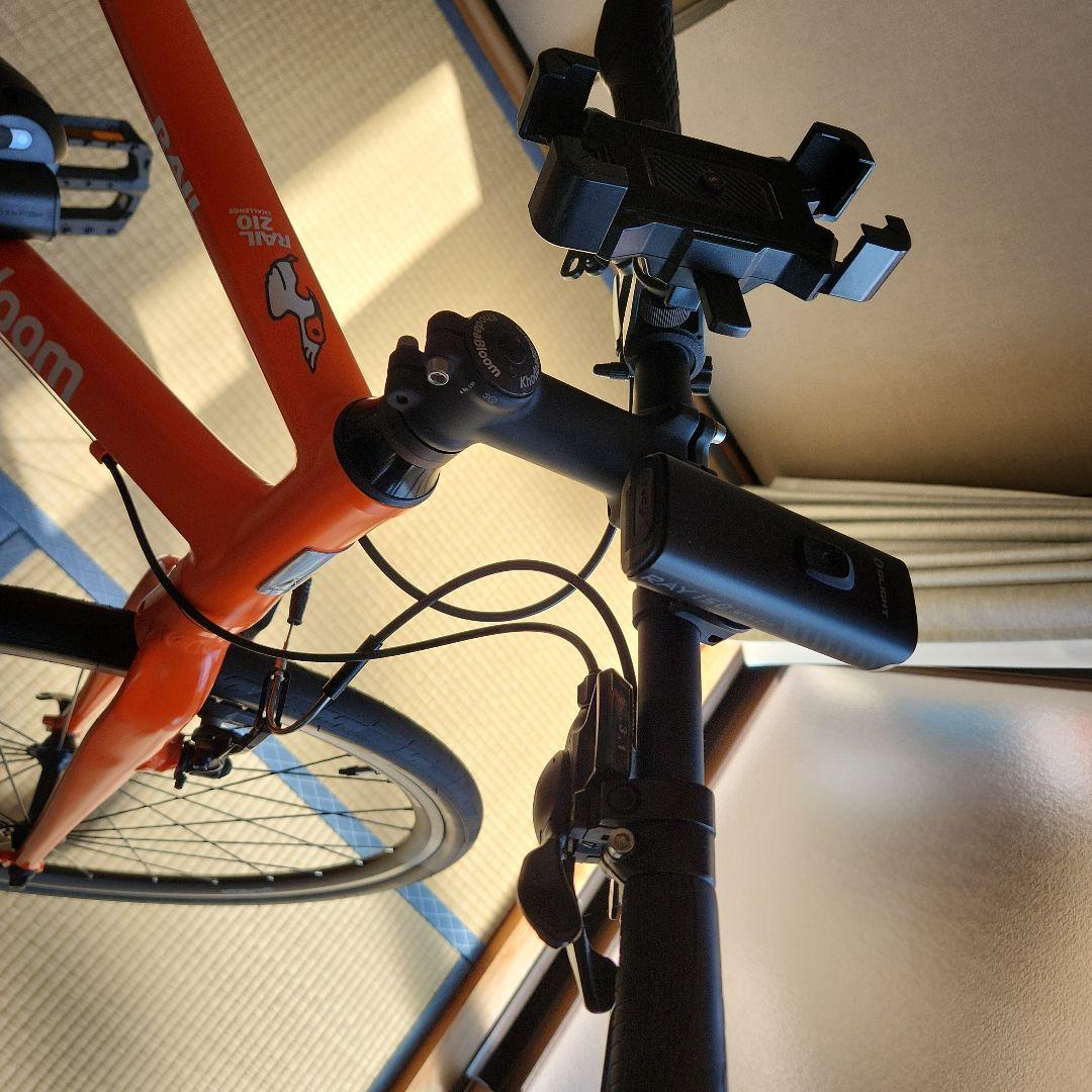 く*の様 オレンジ 電動アシスト自転車 シティタイプ