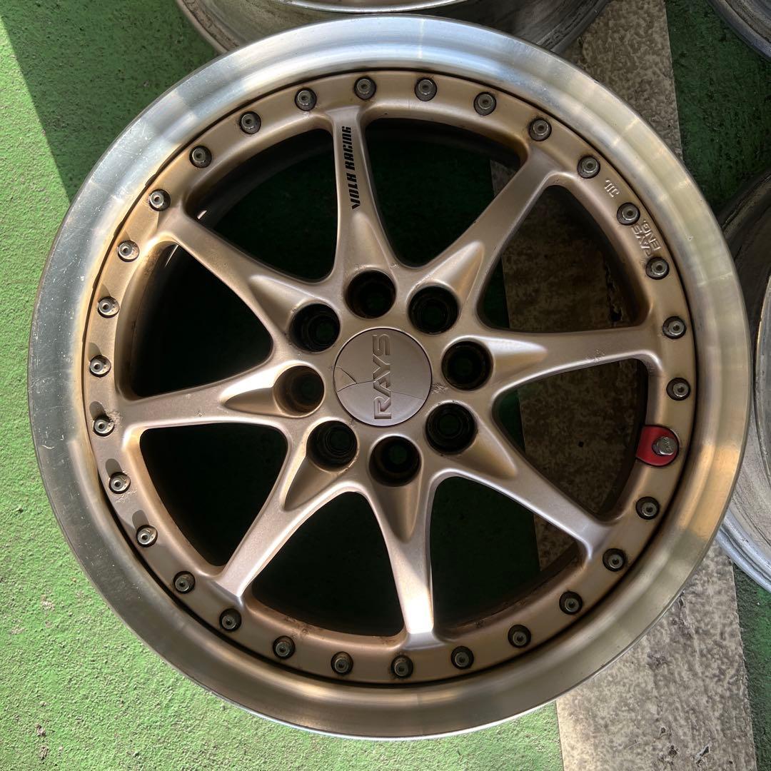 ボルクレーシング！レイズ！GR-N！希少中古4枚セット！