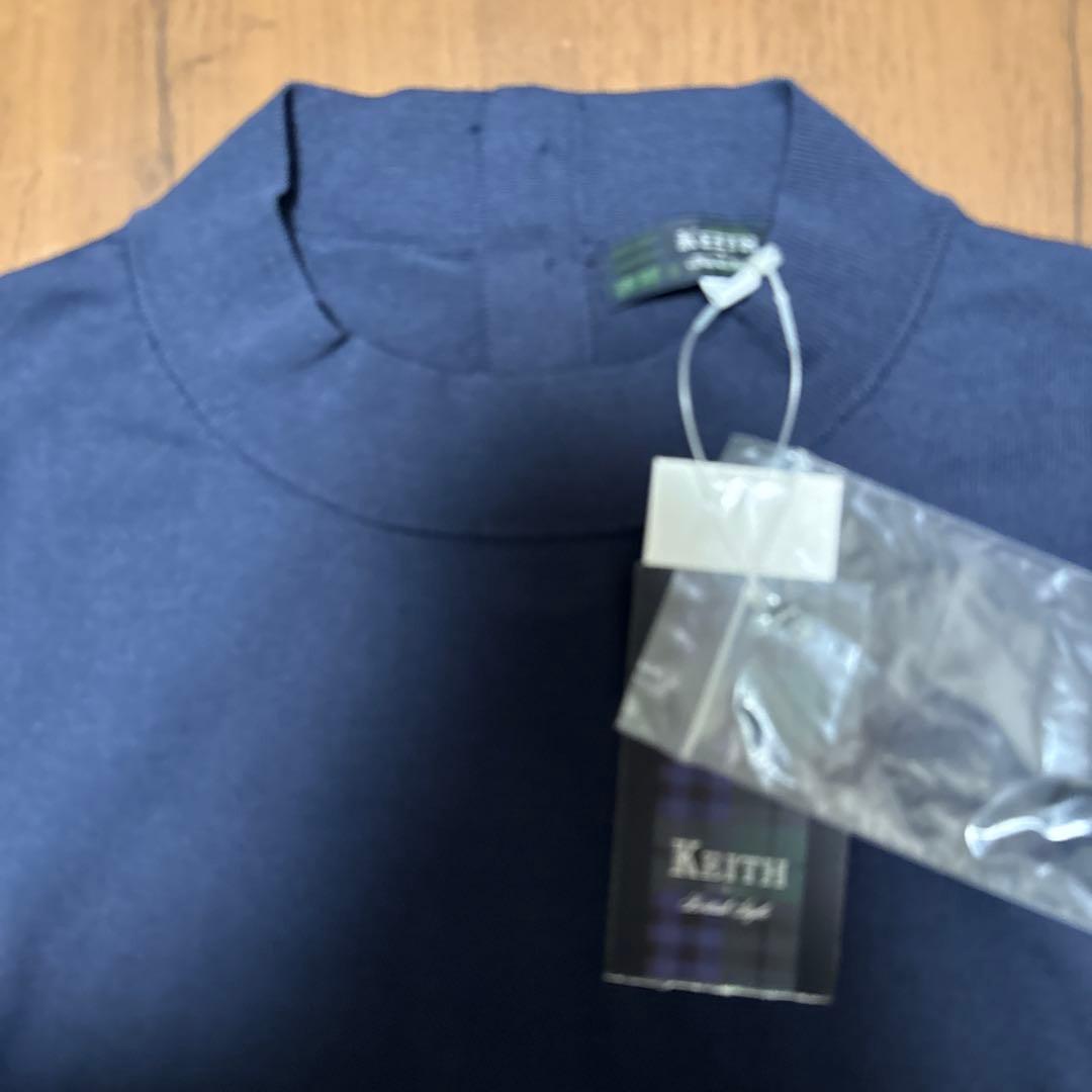 【タグ付き新品】キース　接触冷感アンサンブル　ネイビー