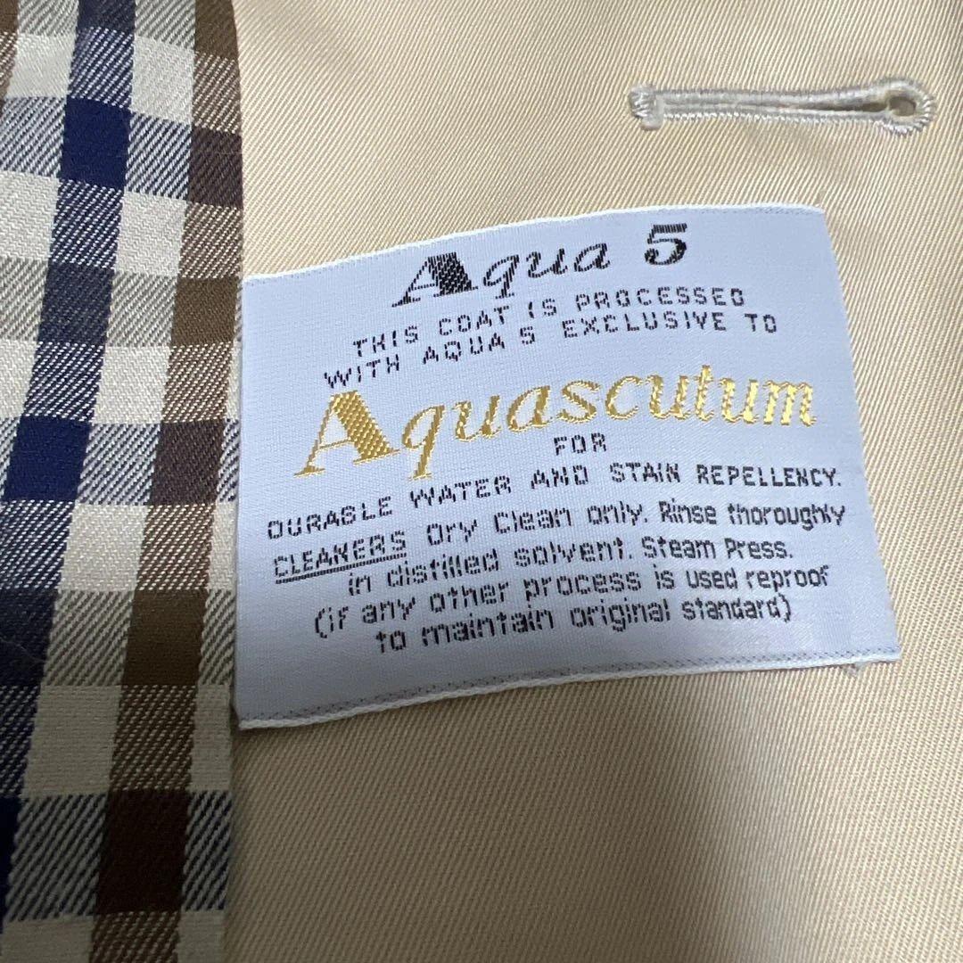 Aquascutum ベージュ トレンチコート Lサイズ