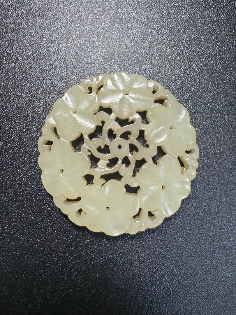 本玉天然石古砡 和田玉 清時代中国古美術骨清時代玉彫刻作品 根付
