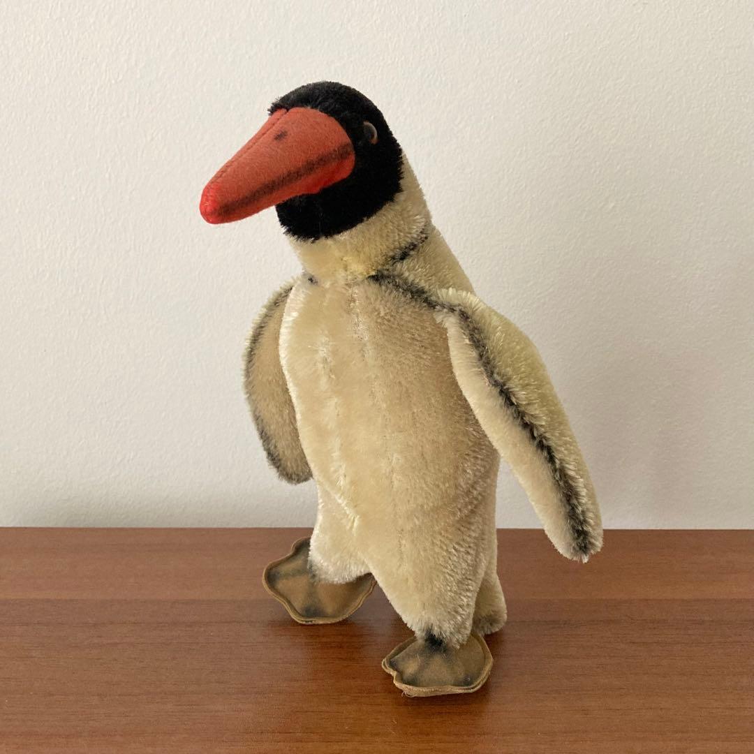 オールドシュタイフ　ペンギン　シュタイフ　ドイツ　ぬいぐるみ　ヴィンテージ