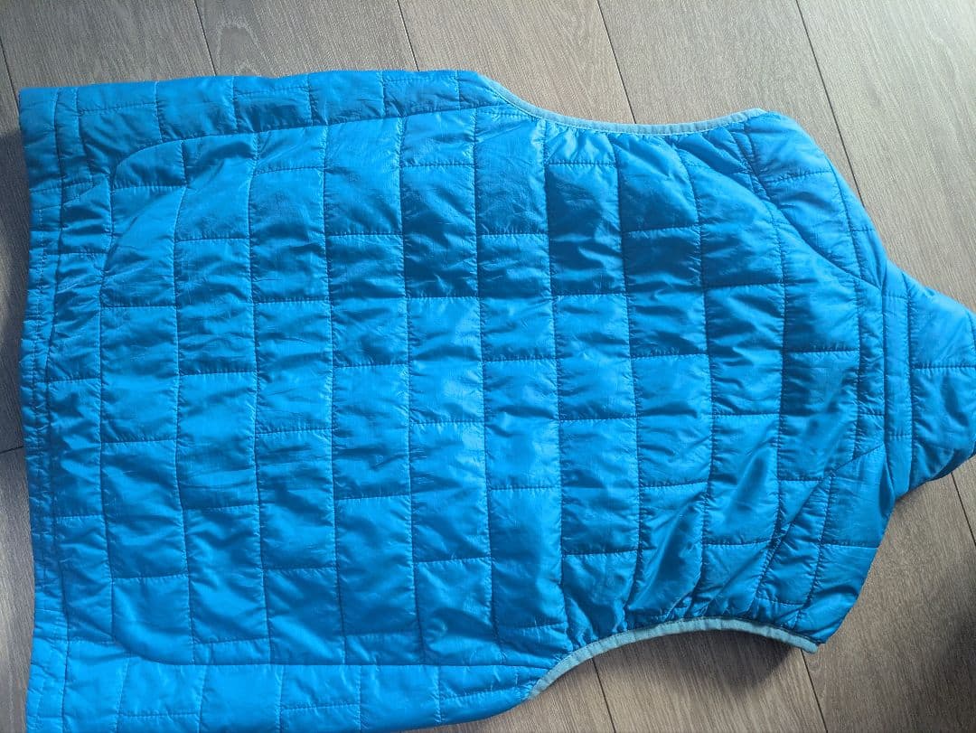 Patagonia 青 S サイズ ベスト　ナノパフベスト