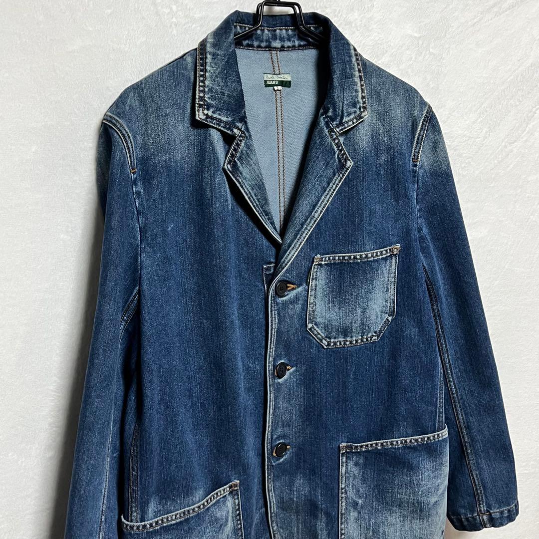 Paul Smith JEANS ポールスミス　デニム テーラードジャケット　L