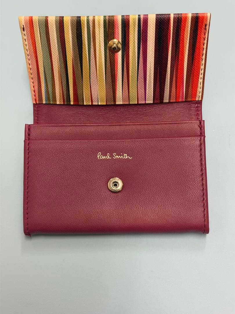 Paul Smith 名刺入れマルチストライプ✖️オーバートリム