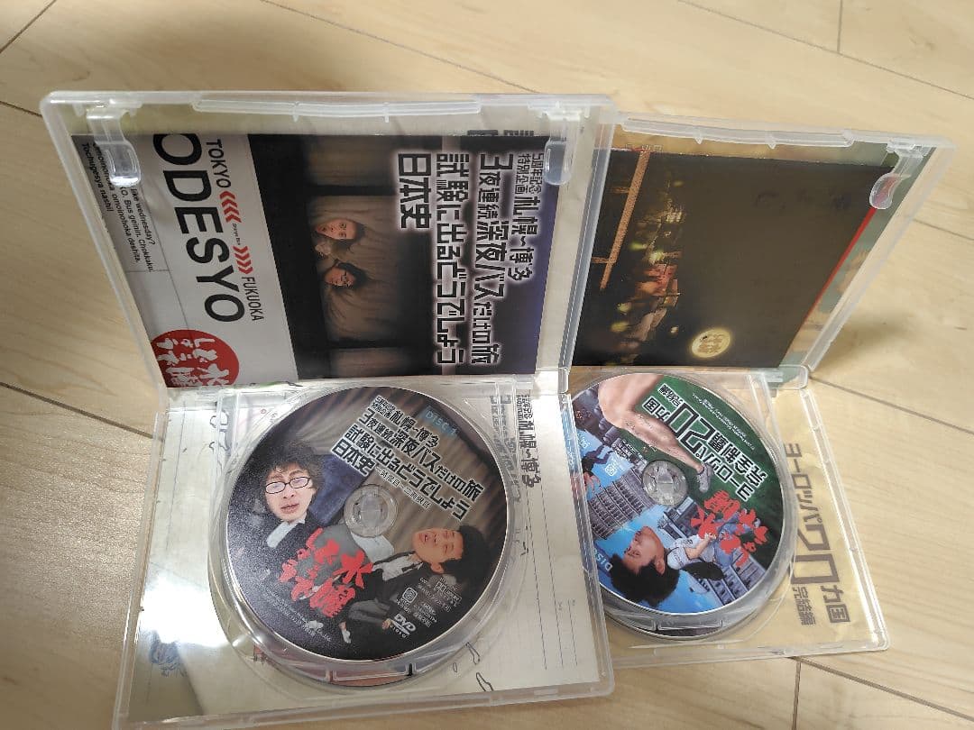 水曜どうでしょうDVD２枚セット　ヨーロッパ20カ国完全制覇 3夜連続深夜バス