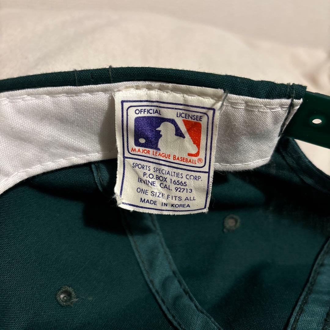 90s OAKLAND Athletics キャップ ダークグリーン
