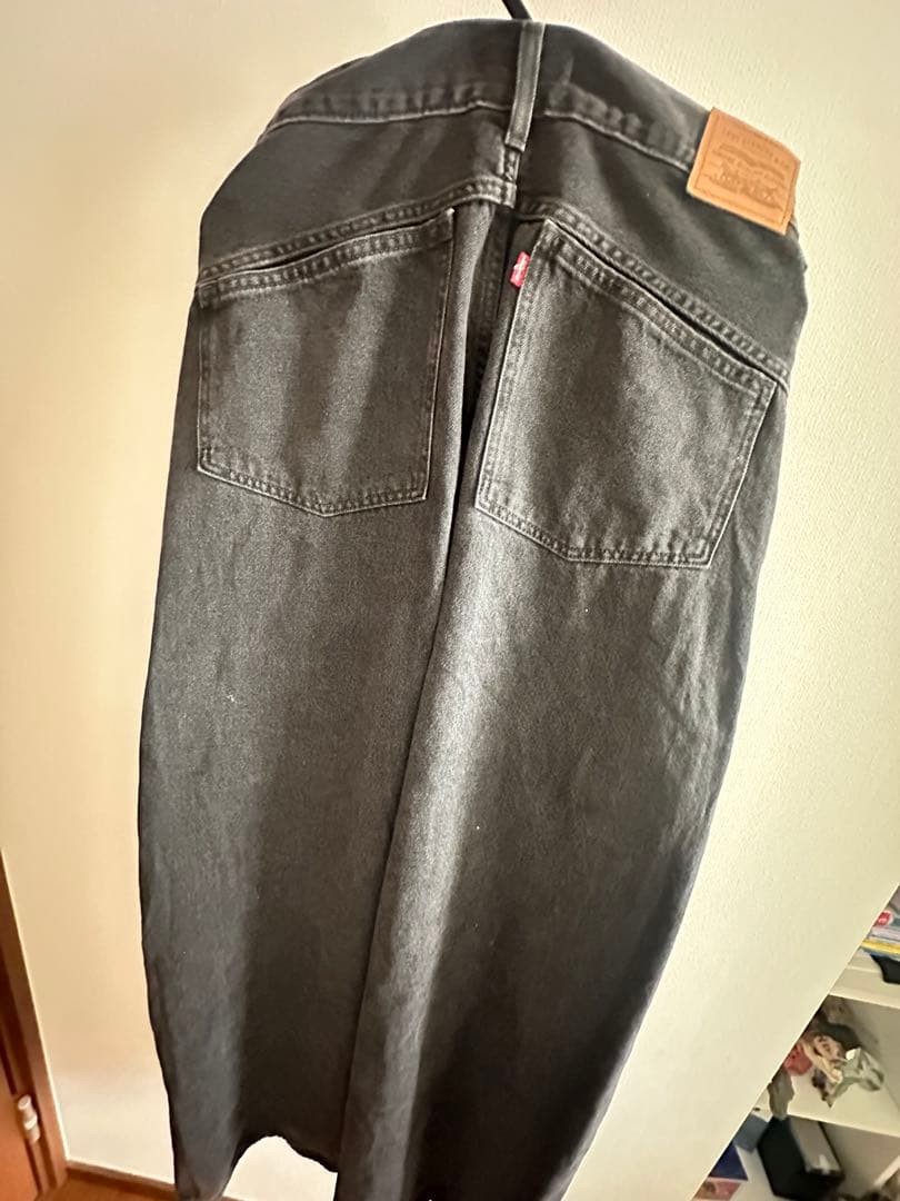 リーバイス SUPER BAGGY バレルジーンズ ブラック　W27 L30
